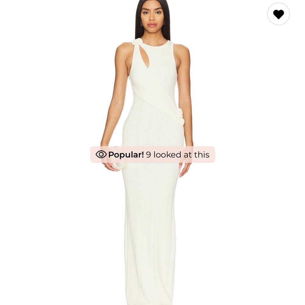 Lovers + Friends ceres maxi dress in ivory
